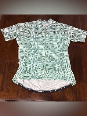 Pearl Izumi Short Sleeve Polka Dot Cycling Jersey Women's Size L